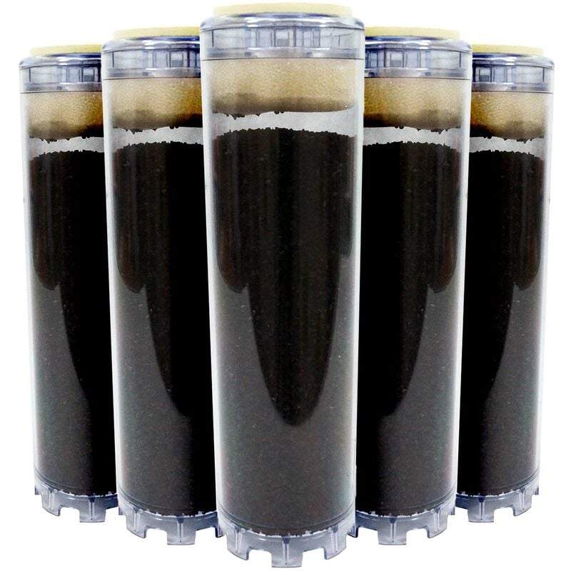 foto del prodotto toodo set di 5 cartucce a carbone attivo 9 3 4 per portafiltro acqua