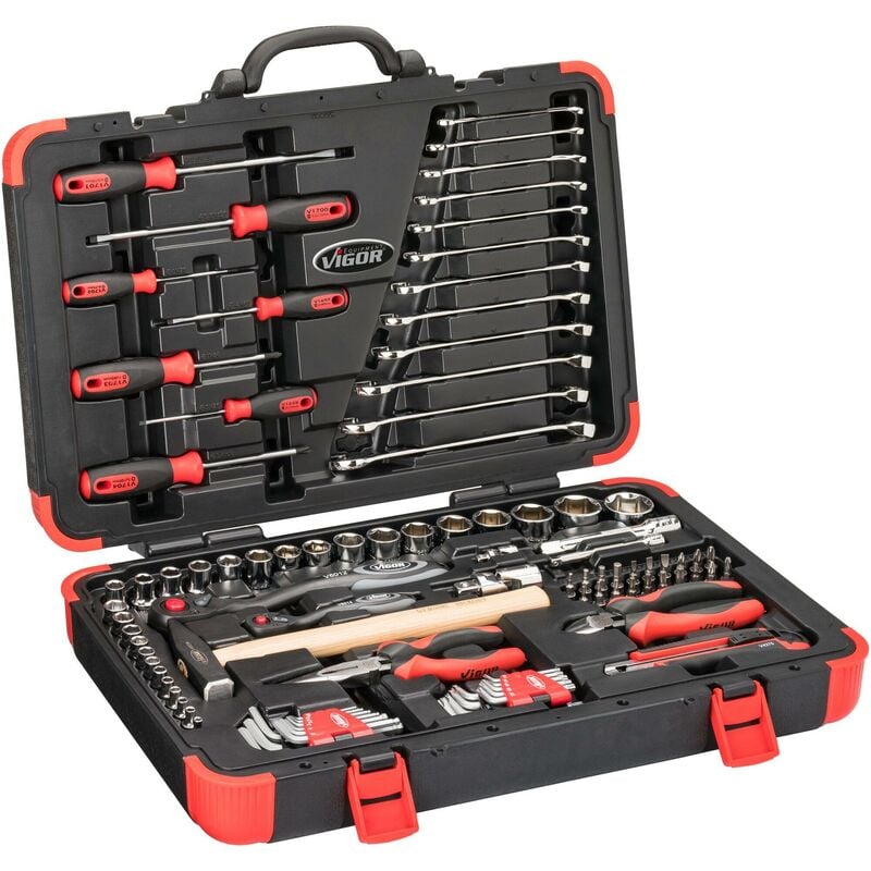 foto del prodotto tool case universal v4425n attacco quadro, cavo, 1 4 di pollice 6,3 mm , attacco quadro, cavo, 1 2 di pollice 12,5 mm 