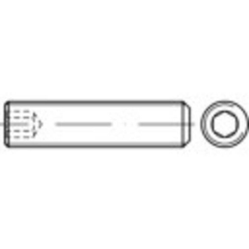 foto del prodotto toolcraft 1062483 perno filettato m3 25 mm acciaio inox a1, a2 50 pz.