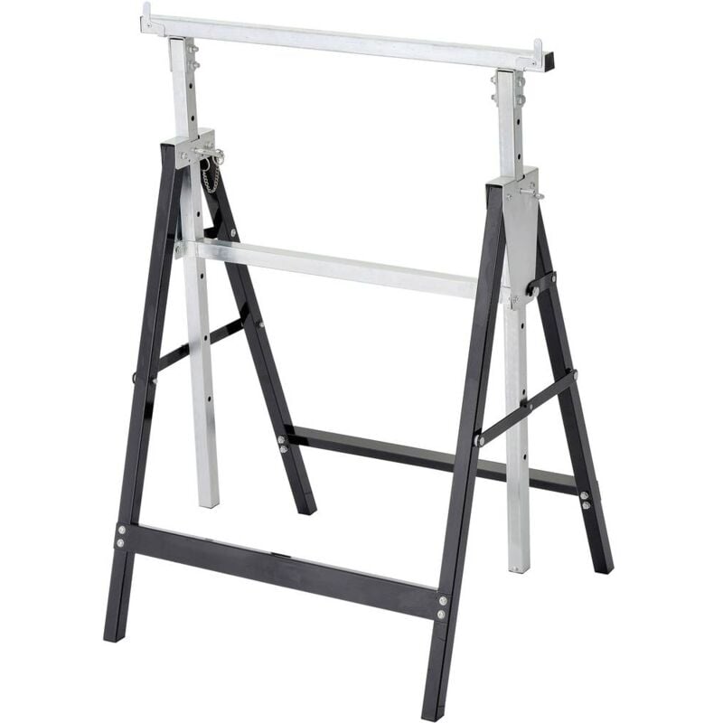 foto del prodotto toolcraft 200 kg 1399645 cavalletto pieghevole, regolabile in altezza 200 kg l x p 680 mm x 580 mm 6.1 kg 1 pz.