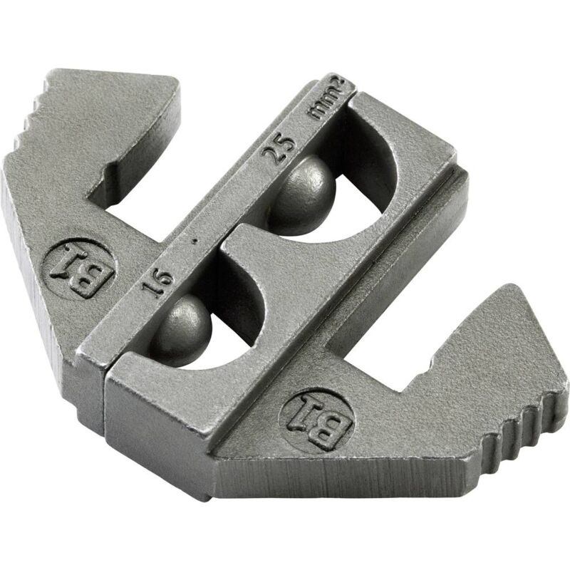 foto del prodotto toolcraft 2161946 matrici di crimpaggio capocorda non isolato range di compressione 16 fino a 25 mm adatto per marchi