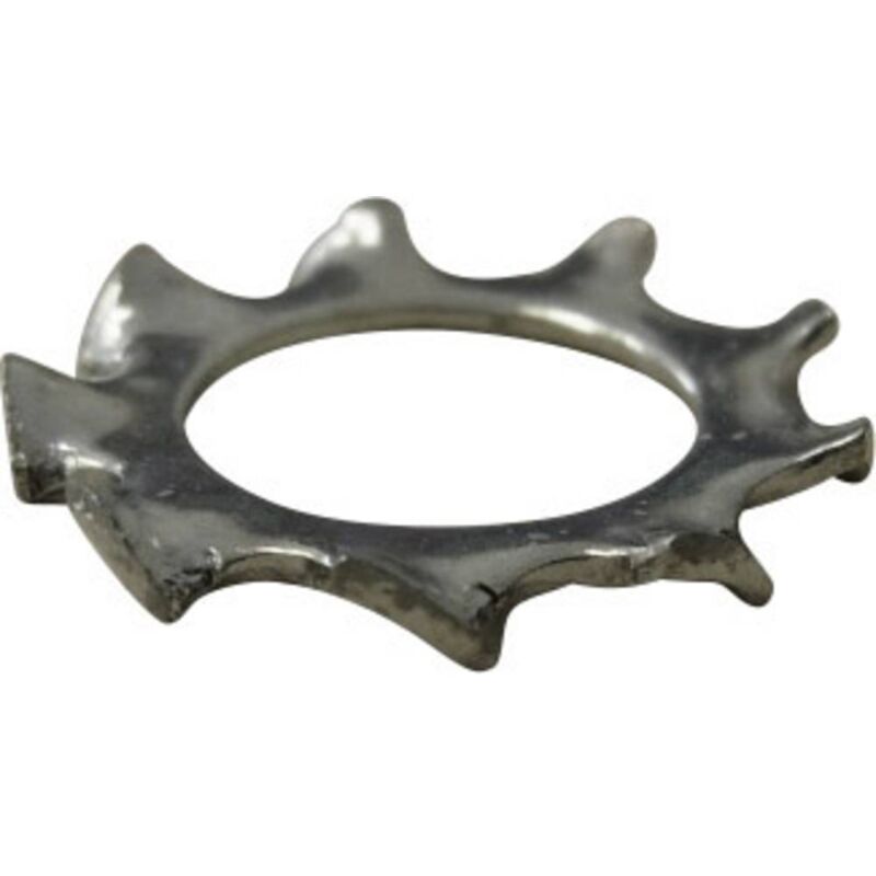 foto del prodotto toolcraft 815110 rondella dentellata diam int 8.4 mm m8 acciaio zincato 100 pz.