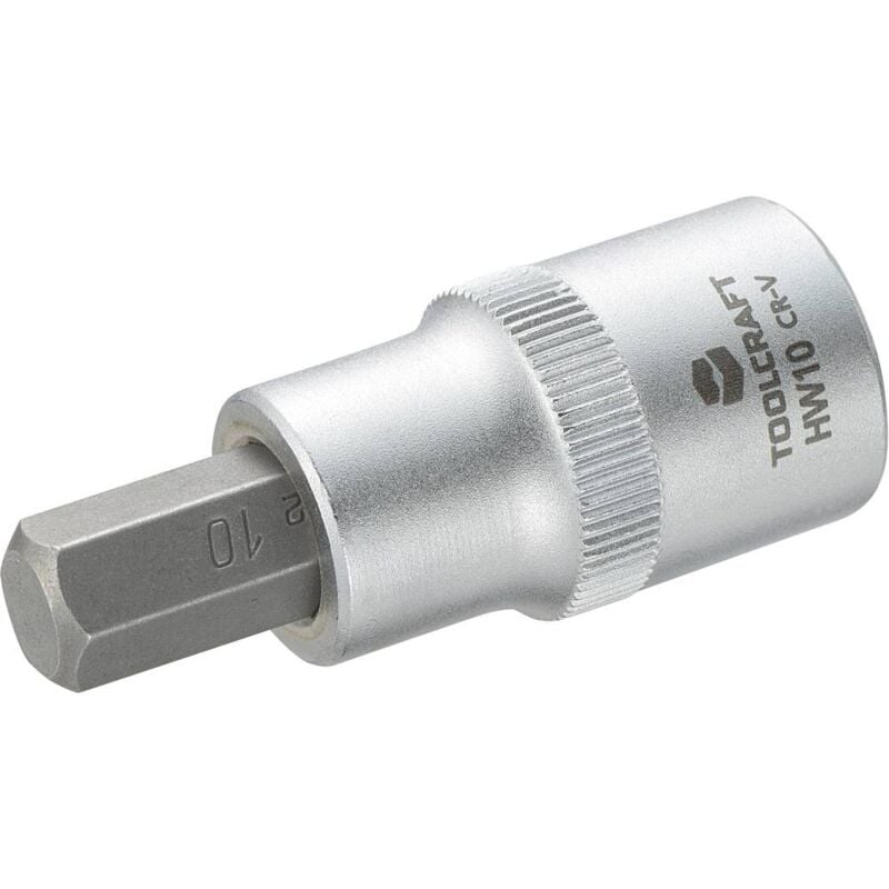 foto del prodotto toolcraft 816159 brugola interna inserto giravite a bussola 10 mm 1 2 12.5 mm 