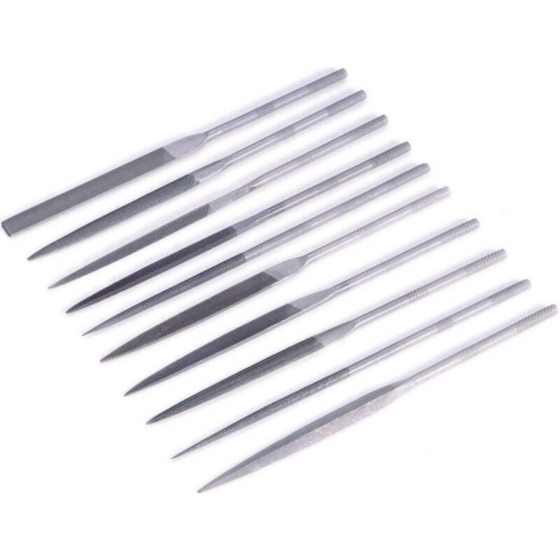 foto del prodotto toolcraft 821006 set di lime ad ago da 10 pz. lunghezza di taglio 90 mm lunghezza 180 mm 1 kit
