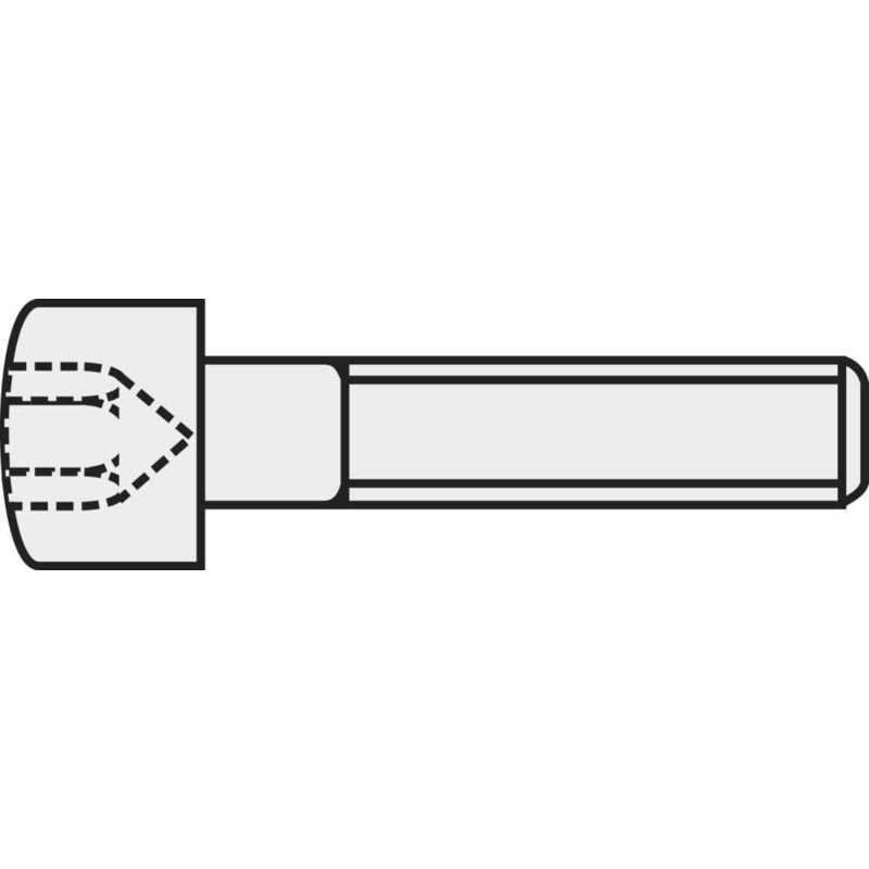 foto del prodotto toolcraft 839678 viti cilindriche m4 16 mm interno esagonale din 912 acciaio 8.8 annerite 100 pz.