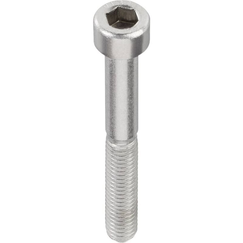 foto del prodotto toolcraft 839707 viti cilindriche m3 30 mm interno esagonale din 912 acciaio inox a2 100 pz.