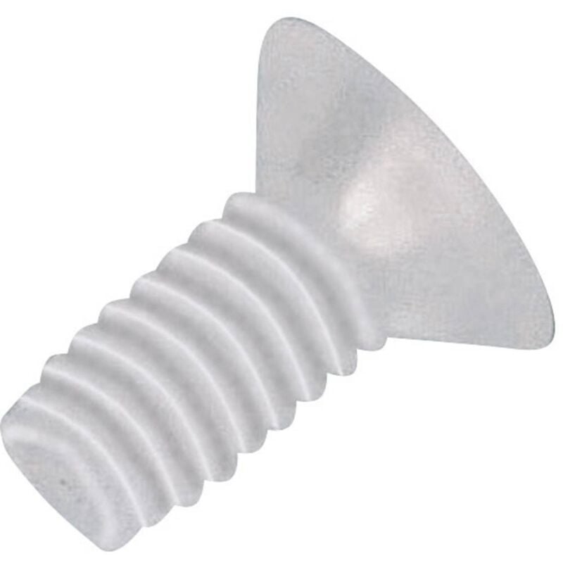 foto del prodotto toolcraft - 839986 viti a testa svasata m2.5 20 mm a croce phillips din 966 plastica, poliammide 10 pz.