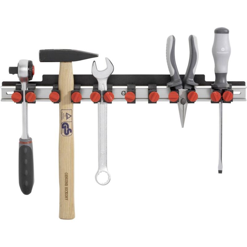 foto del prodotto toolcraft 88 68 86 barra per utensili in alluminio l x l 435 mm x 48 mm 1 pz.