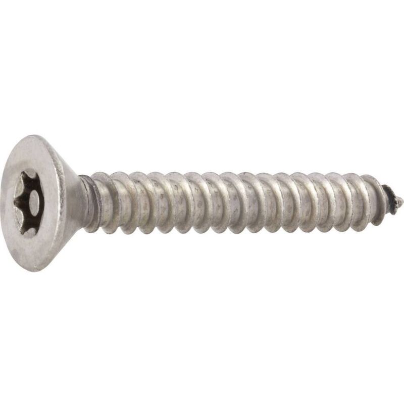 foto del prodotto toolcraft 88115 4.8 viti a testa svasata per lamiera 4.8 mm 38 mm t tamper resistant acciaio inox 10 pz.