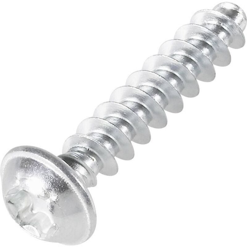 foto del prodotto toolcraft 88202 vite autofilettante per plastica 2.2 mm 6 mm impronta t acciaio zincato 100 pz.