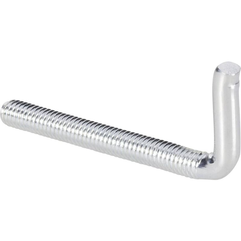 foto del prodotto toolcraft 890688 gancio a vite dritto tipo 4 e 40 mm acciaio zincato galvanizzato 10 pz.