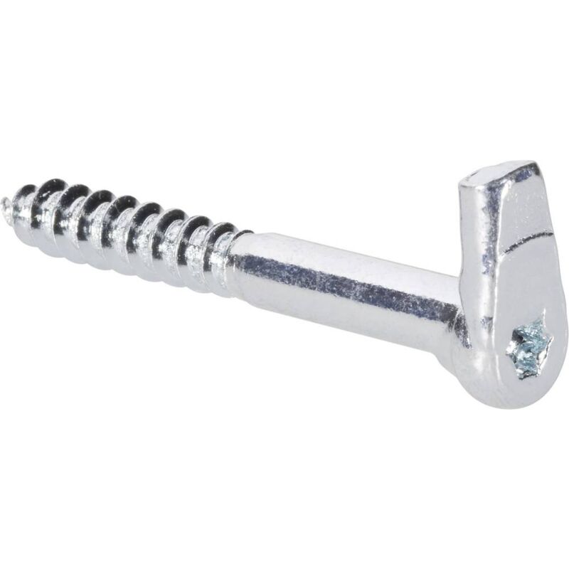 foto del prodotto toolcraft - 890692 ganci a vite angolati tipo 10 50 mm acciaio zincato galvanizzato 10 pz.