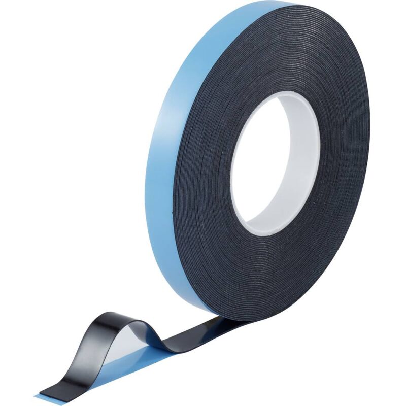foto del prodotto toolcraft 93038c186 93038c186 nastro biadesivo blu, nero l x l 30 m x 20 mm 1 pz.