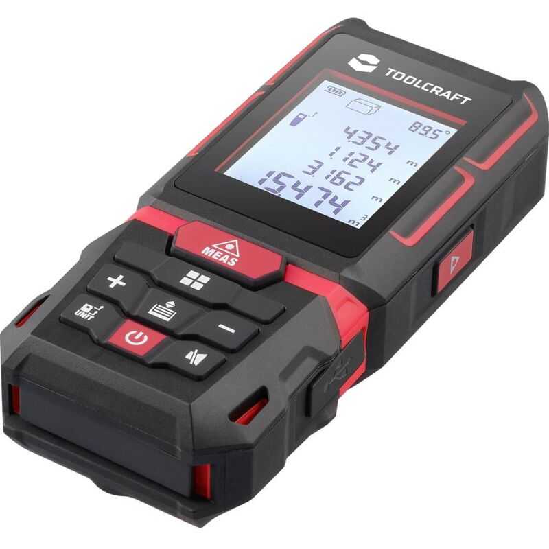 foto del prodotto toolcraft ldm xg40 l telemetro laser 40 m