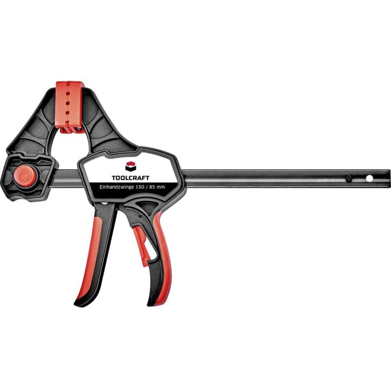 foto del prodotto toolcraft morsetto a una mano 150 x 85 mm 1500 nm 1544398 1 apertura max. 150 mm misura della sporgenza 85 mm