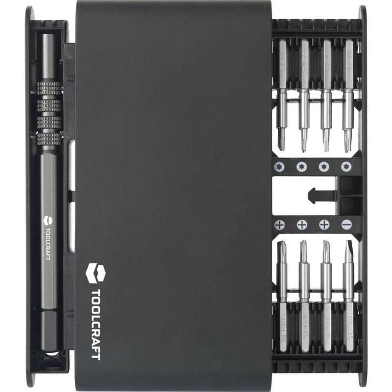 foto del prodotto toolcraft officina e meccanica cacciavite porta inserti 17 parti