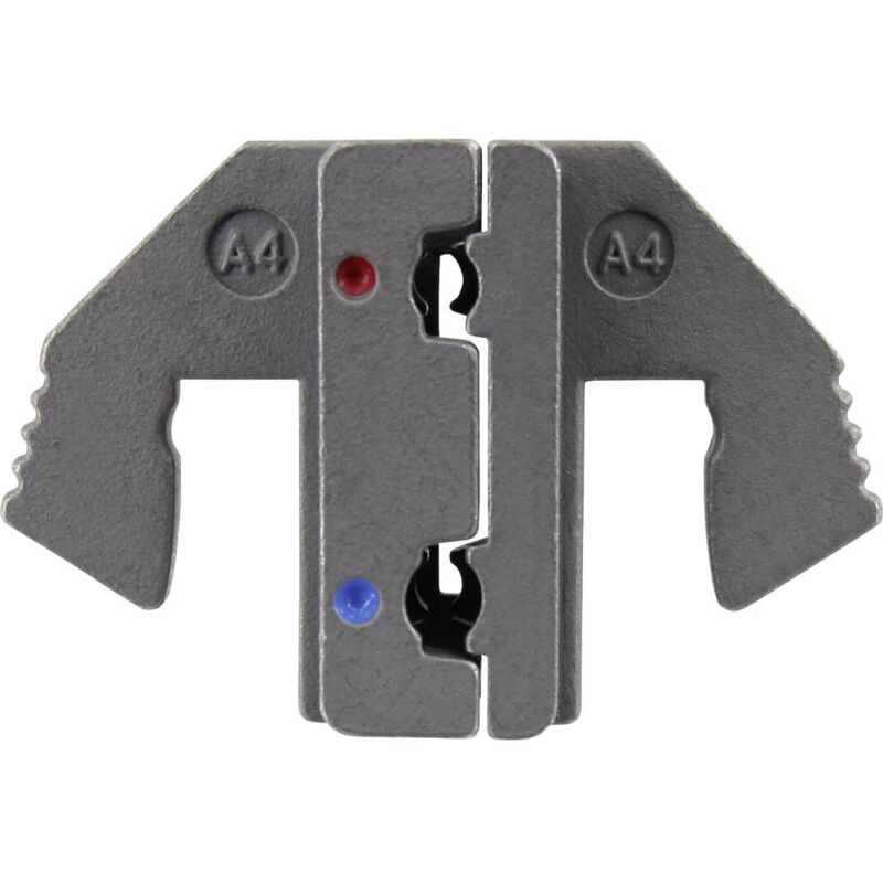 foto del prodotto toolcraft ple 0a4 matrici di crimpaggio connettore isolato piatto range di compressione 0.5 fino a 2.5 mm adatto per