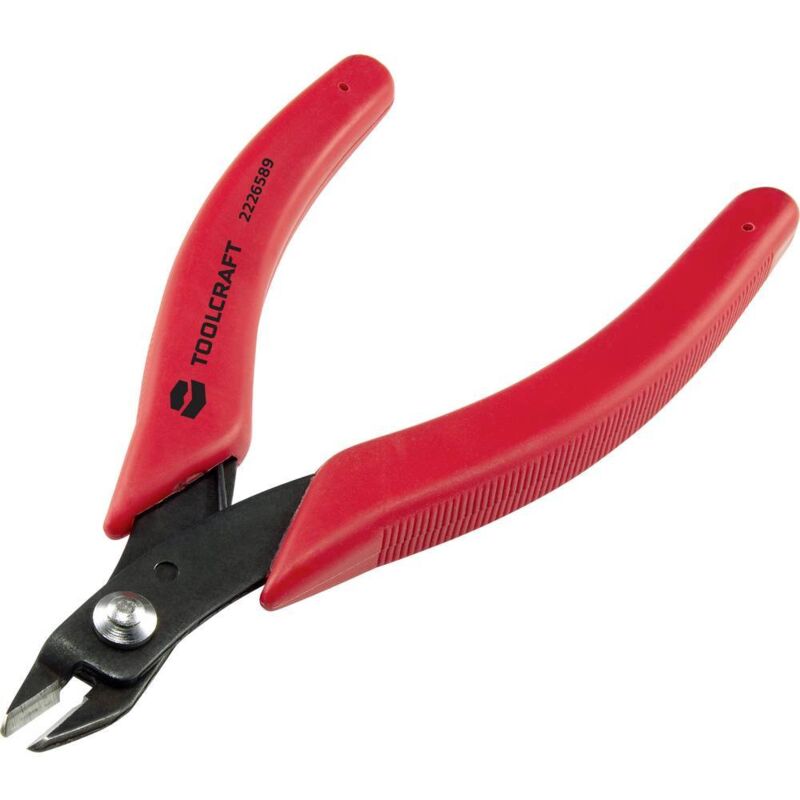foto del prodotto toolcraft pls 4195 tronchesino di precisione per elettronica rivestimento in gomma