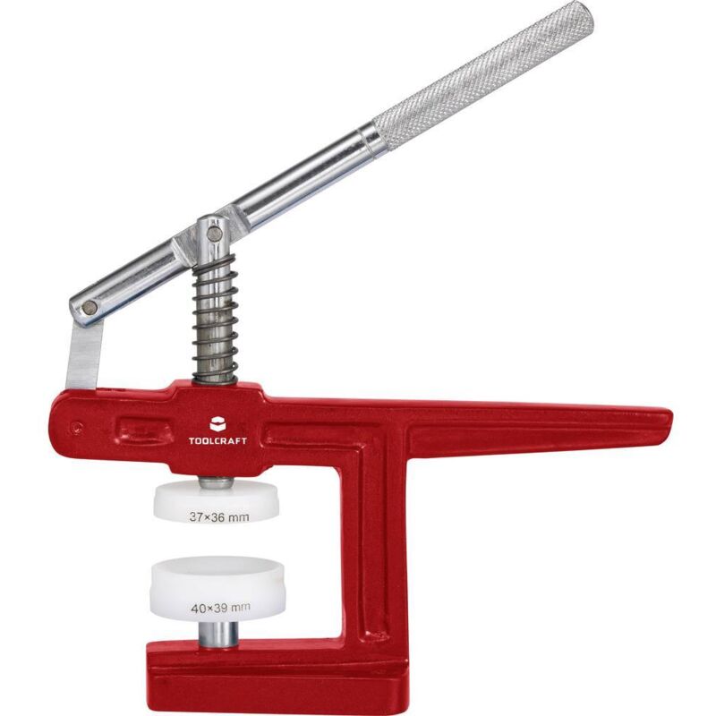 foto del prodotto toolcraft profi pressa posa vetri chiudi casse per orologi