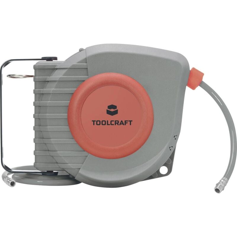 foto del prodotto toolcraft tc ahr 9 tubo flessibile 9 m 7 bar montaggio a parete