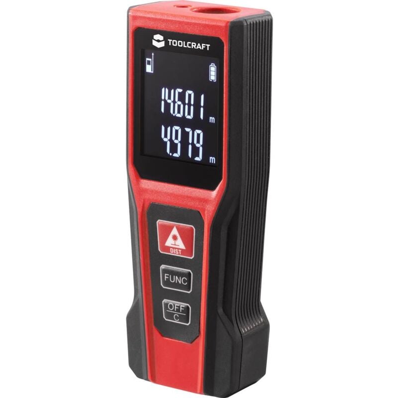 foto del prodotto toolcraft telemetro laser 20 m