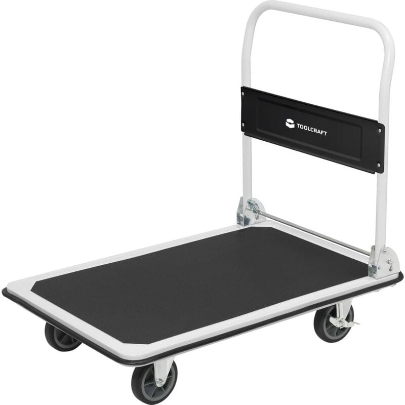 foto del prodotto toolcraft to 5799261 carrello con pianale pieghevole acciaio capacit di carico max. 300 kg