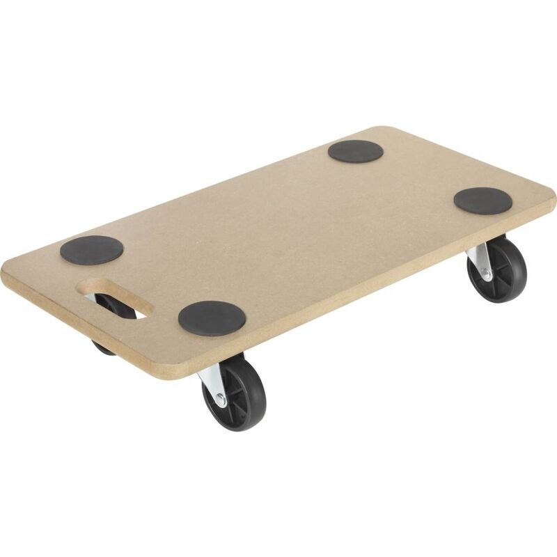 foto del prodotto toolcraft to 6811791 ewsu1012 575 piattaforma con ruote pannello mdfm capacit di carico max. 200 kg 582 mm x 291 mm