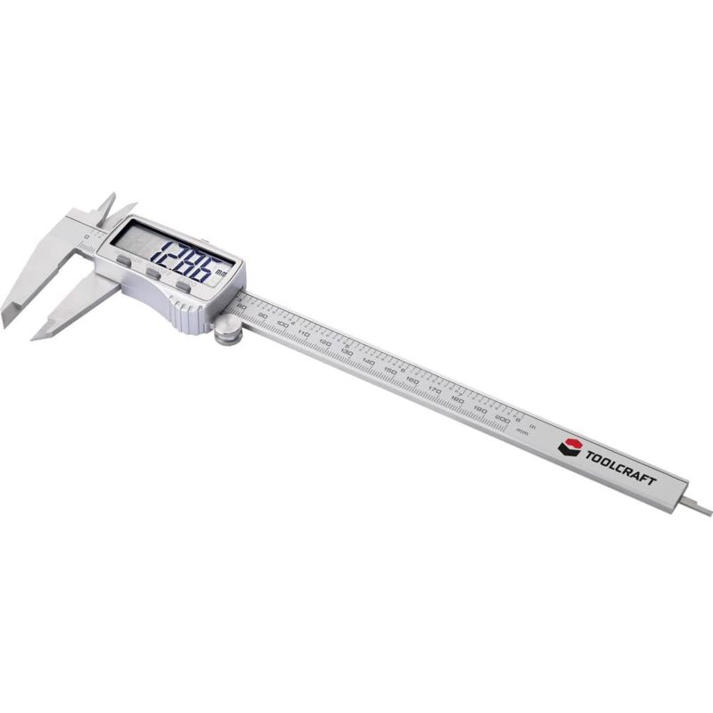 foto del prodotto toolcraft to 6935868 calibro digitale 200 mm