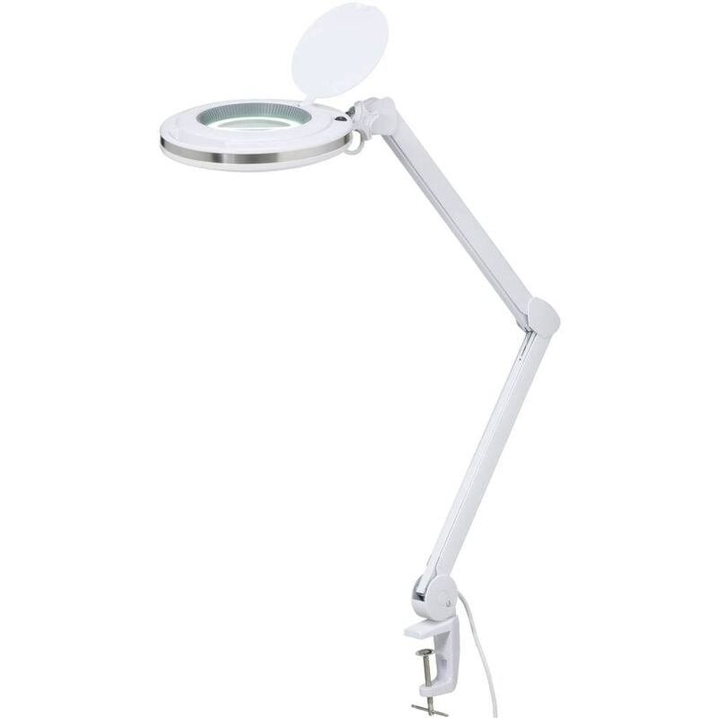 foto del prodotto toolcraft to 7173471 lampada con lente d ingrandimento 60 led smd 8d 3x ingrandimenti 3 x 127 mm classe efficienza ener