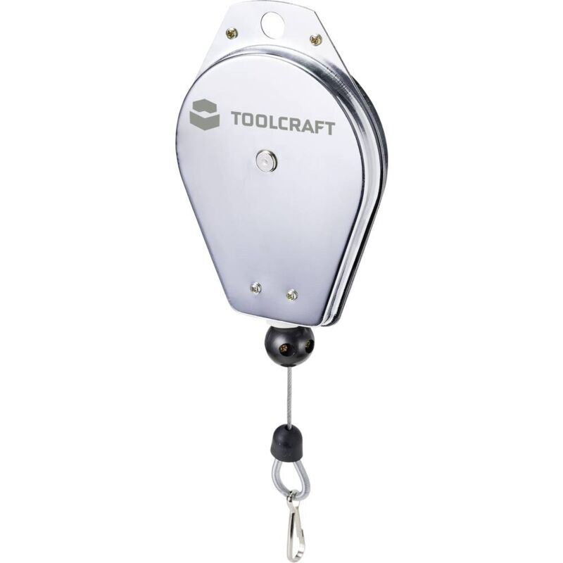 foto del prodotto toolcraft to 7310169 cavo a molla, estensione della fune fino a 2 m. capacit di carico max 3 kg
