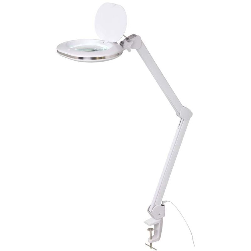 foto del prodotto toolcraft to 7497012 lampada da ingrandimento a led 800 lm con dispositivo di serraggio 3d 1,75 volte ingrand