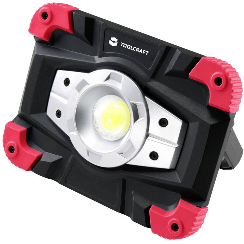 foto del prodotto toolcraft to 7566318 led monocolore lampada da lavoro via usb, a batteria ricaricabile 10 w 1100 lm