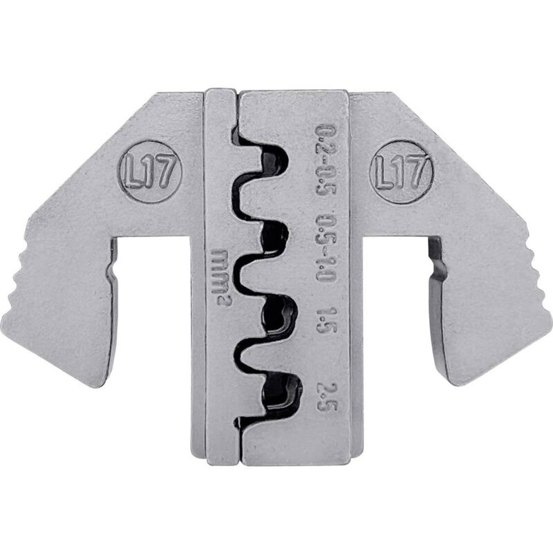 foto del prodotto toolcraft to 9625860 matrice di crimpaggio contatto mcp 6.3 4.8k e spt 0.2 fino a 2.5 mm adatto per marchio pinze to