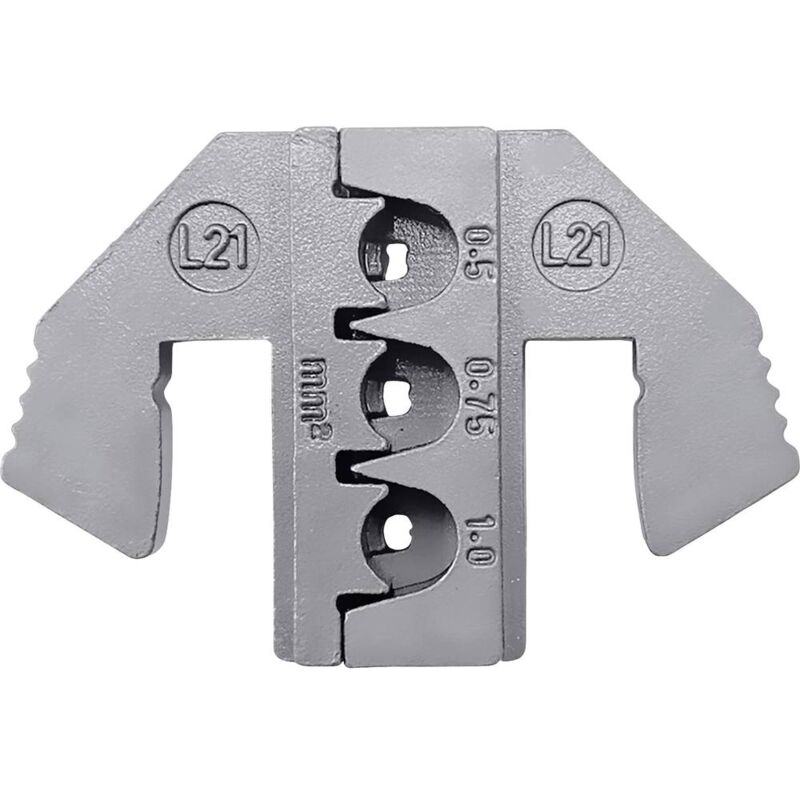 foto del prodotto toolcraft to 9625872 matrice di crimpaggio contatto piatto mcp 6.3 4.8k e spt sws 0.5 fino a 1 mm adatto per marchio