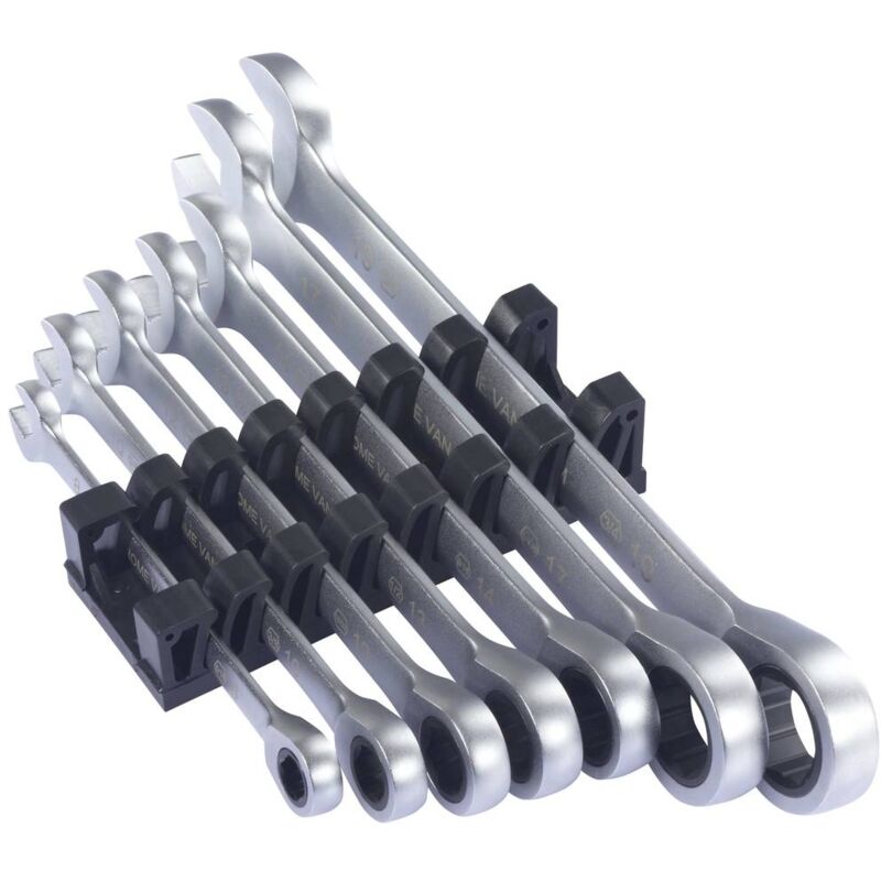 foto del prodotto toolcraft to 9626412 kit chiavi poligonali a cricchetto 7 parti misura metrica 8 19 mm