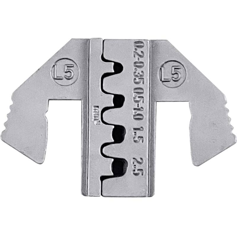 foto del prodotto toolcraft to 9627231 matrice di crimpaggio contatto mcp 2.8, contatto piatto jpt, contatto di serie del sensore 0.2 fin