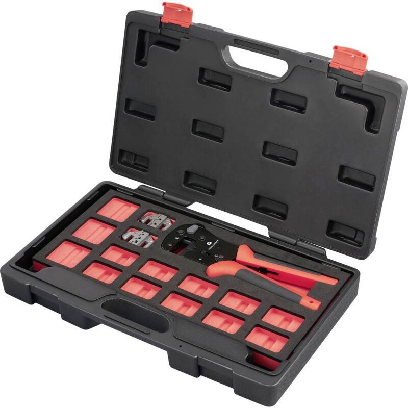 foto del prodotto toolcraft to 9660081 kit pinza crimpatrice incl. assortimento crimpatura con valigetta