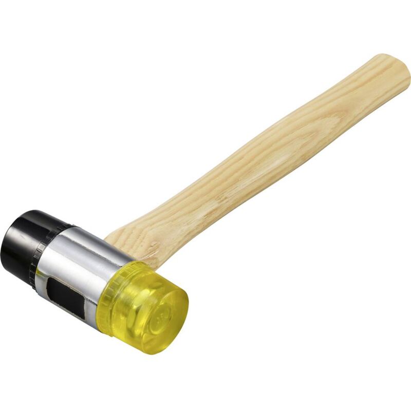 foto del prodotto toolcraft to 9991035 martello di gomma medio morbido, medio duro 430 g 310 mm 1 pz.