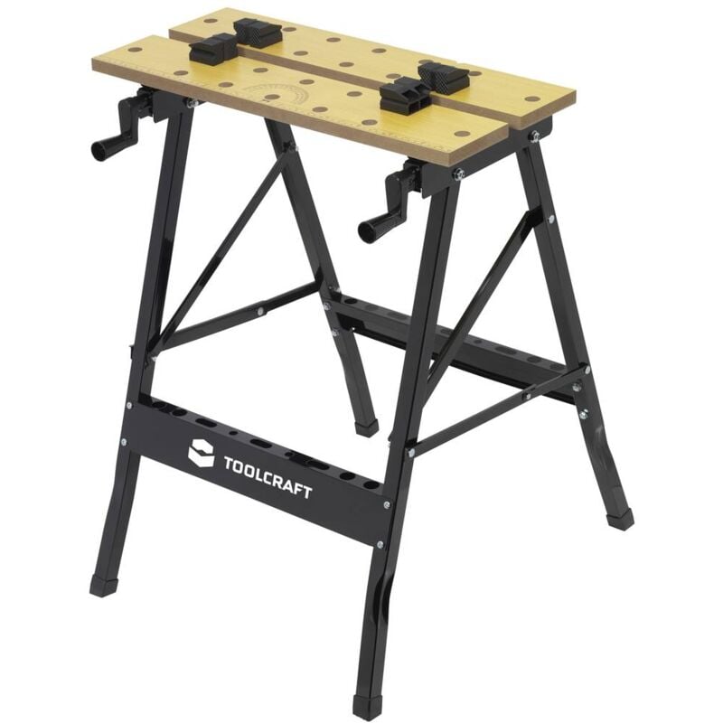 foto del prodotto toolcraft yh wb014 tavolo mobile pieghevole per banco da lavoro l x a x p 605 x 625 x 755 mm