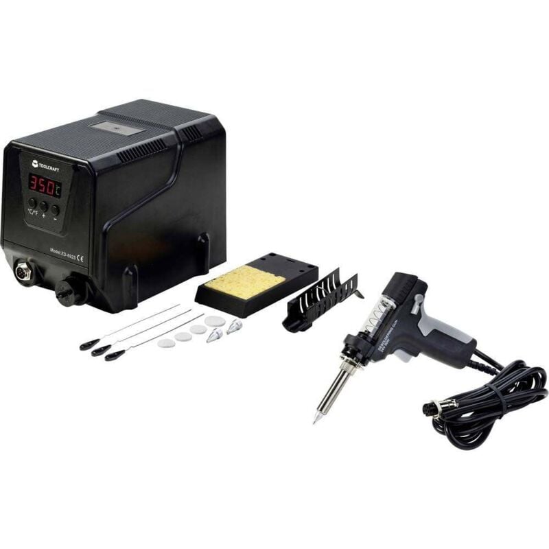 foto del prodotto toolcraft zd 8925 stazione di dissaldatura digitale 90 w 160 480 c incl. pompa aspirante per dissaldatura