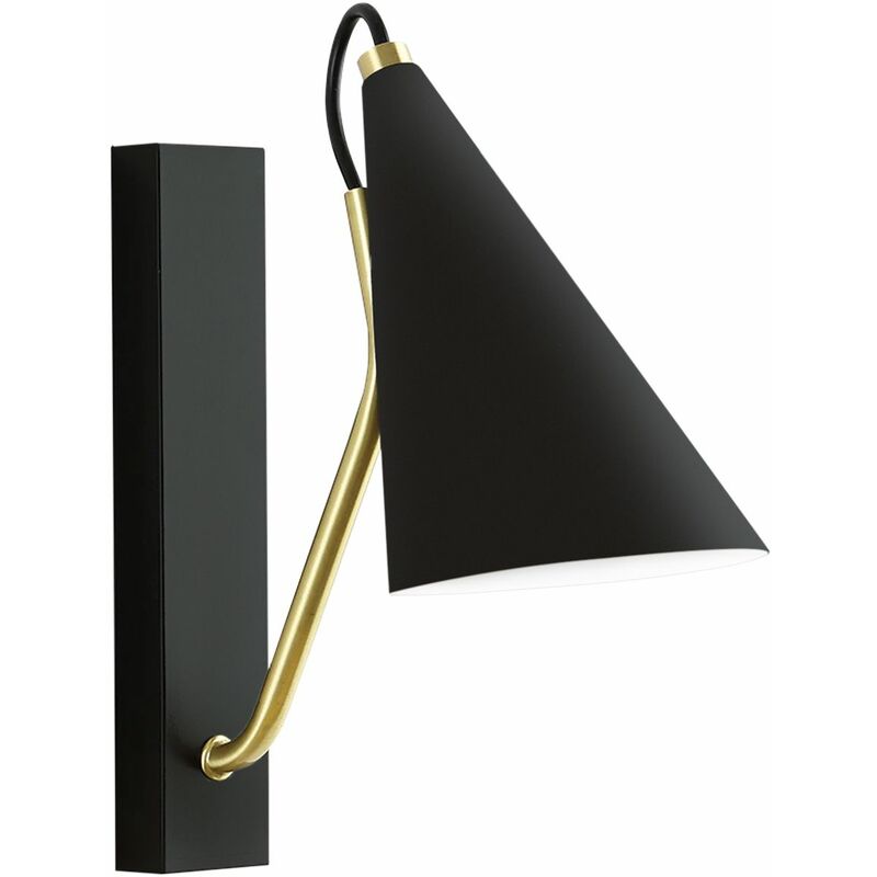 foto del prodotto toolight applique da parete app1124 1w black e27