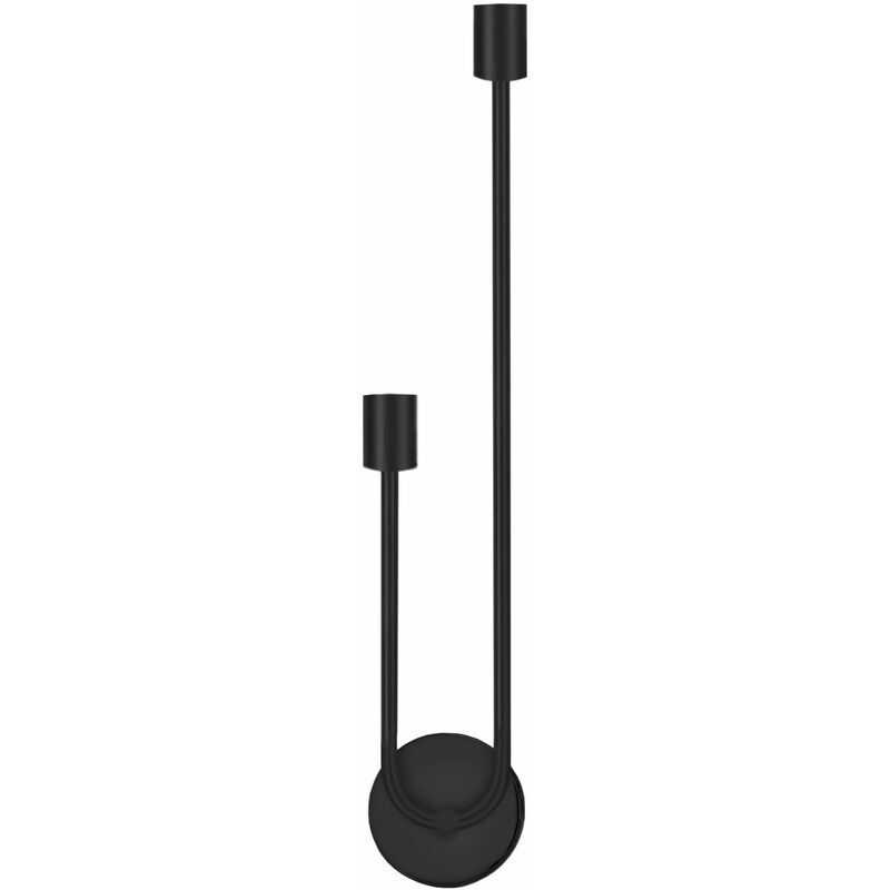 foto del prodotto toolight applique da parete app1147 2w black e14