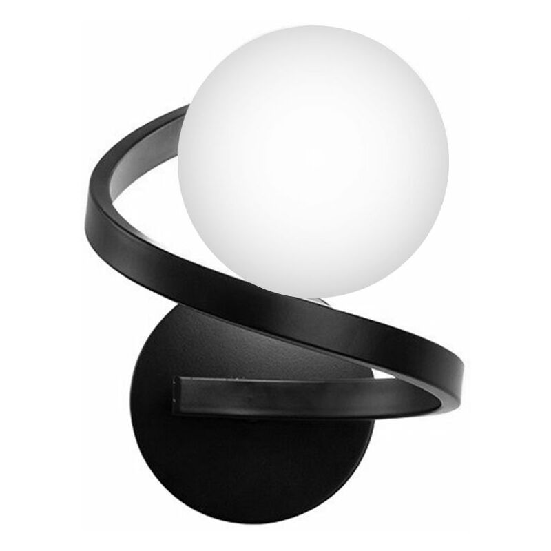 foto del prodotto toolight applique da parete app1209 1wblack g9