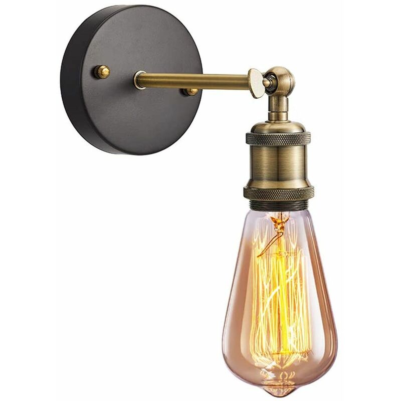 foto del prodotto toolight applique da parete app618 1w loft 1 punti luce e27 10x24x13cm