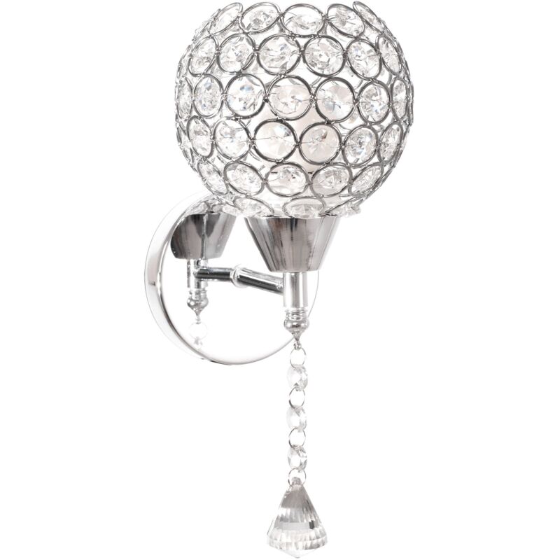 foto del prodotto toolight applique da parete app716 1w glamour 1 punti luce e27 12x18x30cm