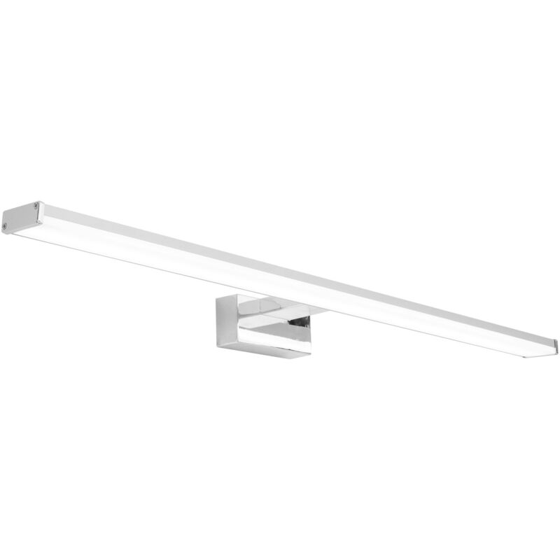 foto del prodotto toolight applique da parete del bagno app369 1w cromo 12w 60cm led 1 punti luce 53x12x4,5cm