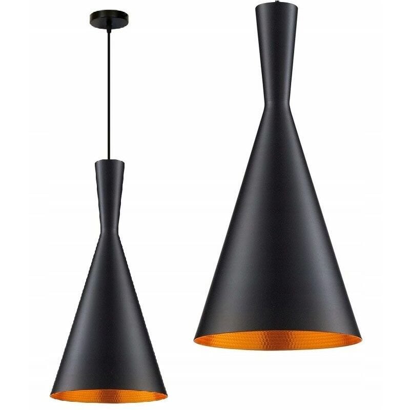 foto del prodotto toolight lampada a sospensione app079 1cp costa b nero e27