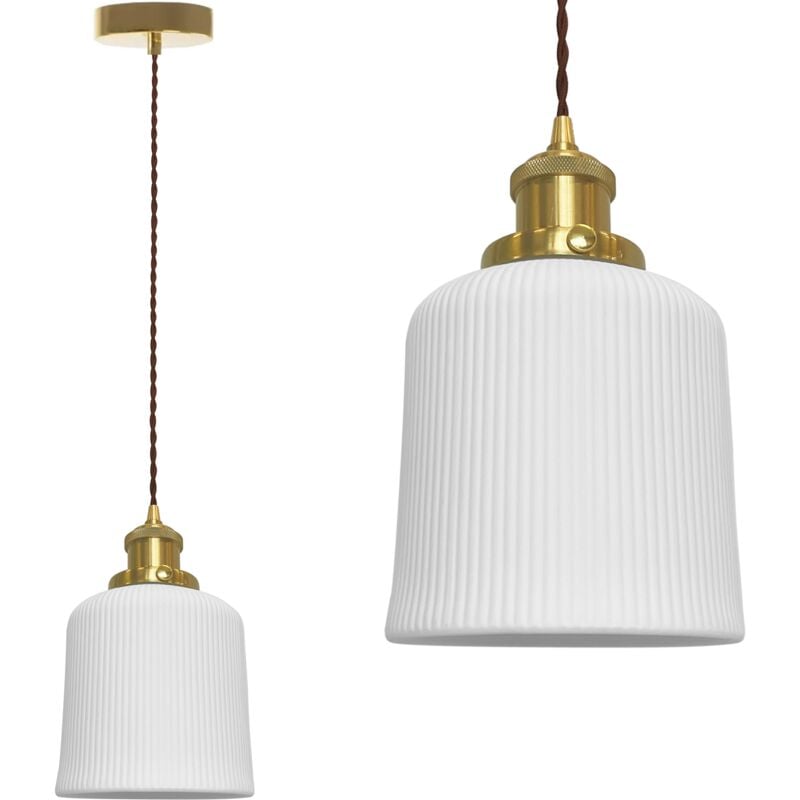 foto del prodotto toolight lampada a sospensione app1173 white e27