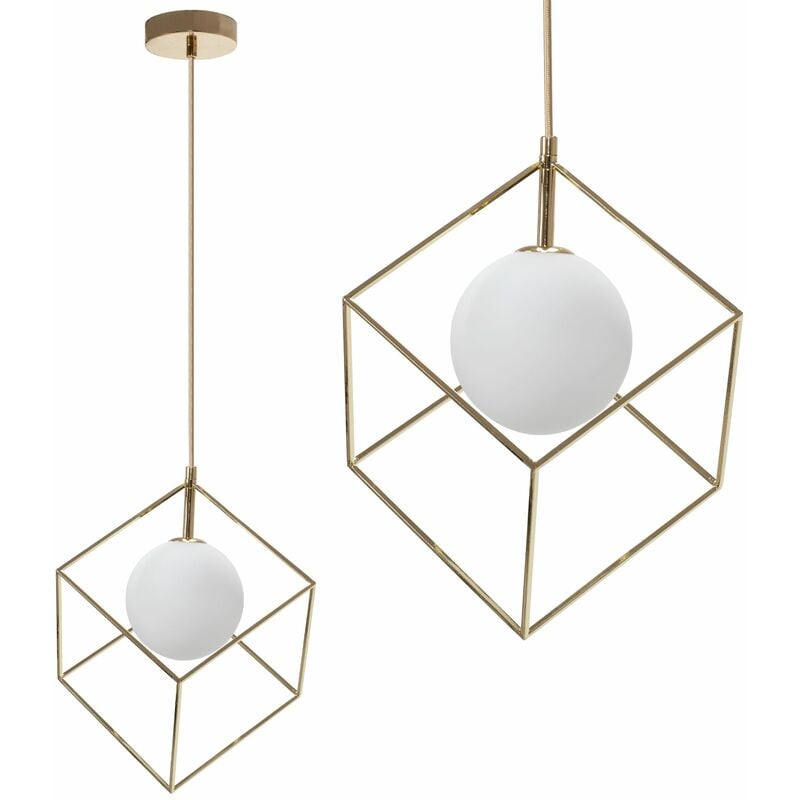 foto del prodotto toolight lampada a sospensione app1210 1cp gold g9