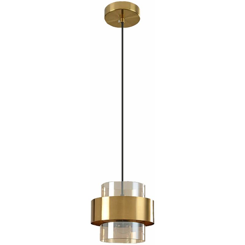 foto del prodotto toolight lampada a sospensione app1236 1cp gold e27